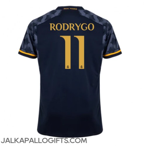 Real Madrid Rodrygo Goes #11 Vieraspaita 2023-24 Lyhythihainen
